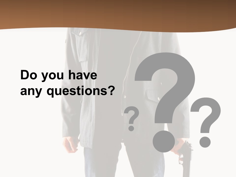 Criminal Black Threat PowerPoint Template