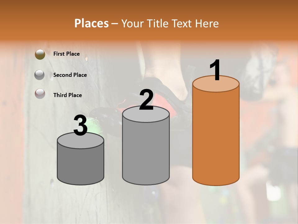 Cliff Climb Powder PowerPoint Template