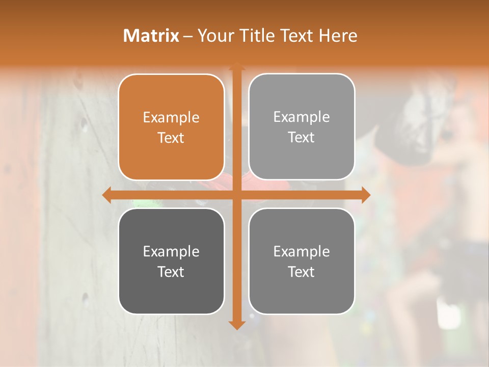 Cliff Climb Powder PowerPoint Template