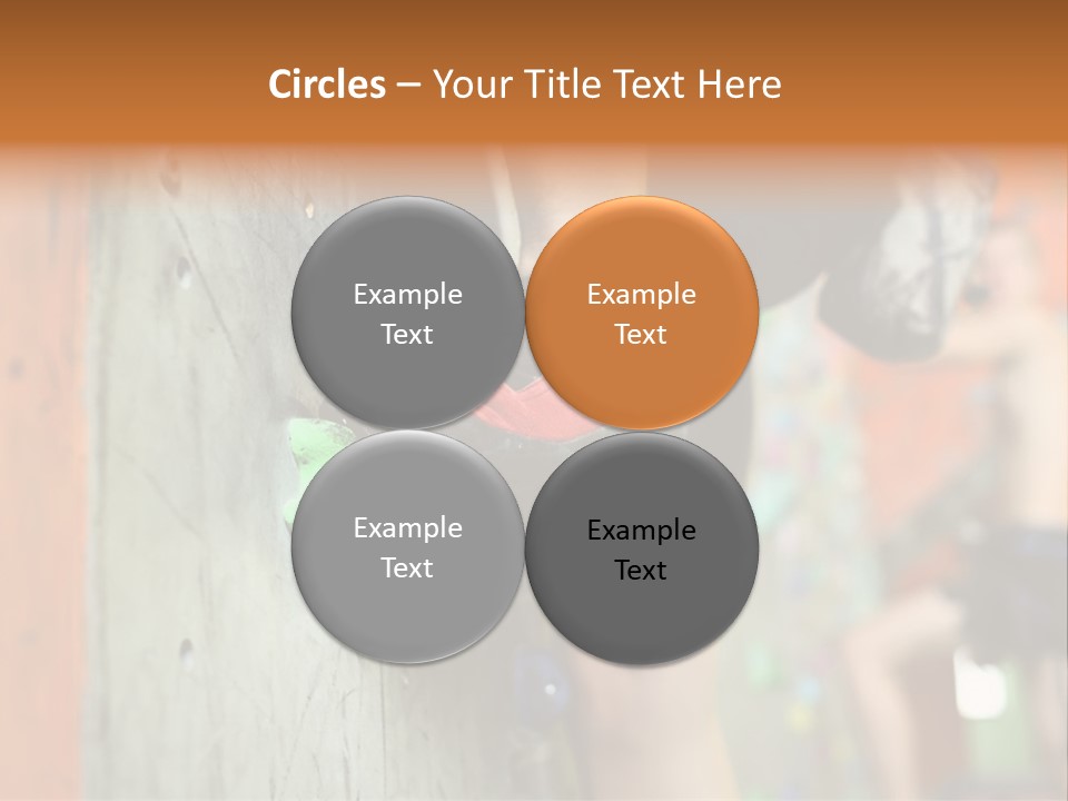 Cliff Climb Powder PowerPoint Template