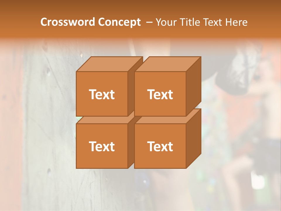 Cliff Climb Powder PowerPoint Template