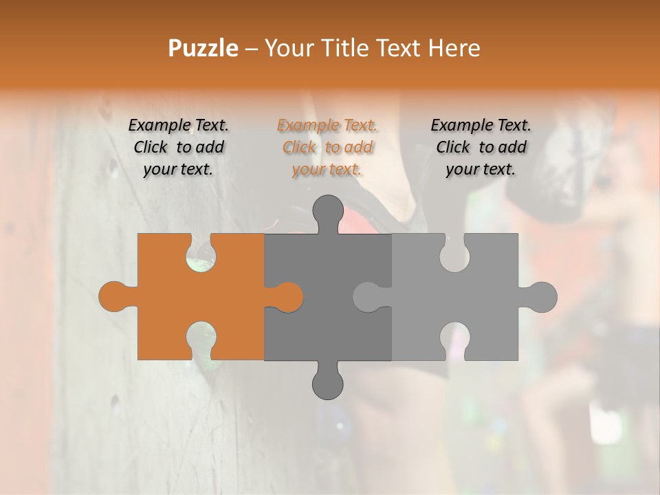 Cliff Climb Powder PowerPoint Template