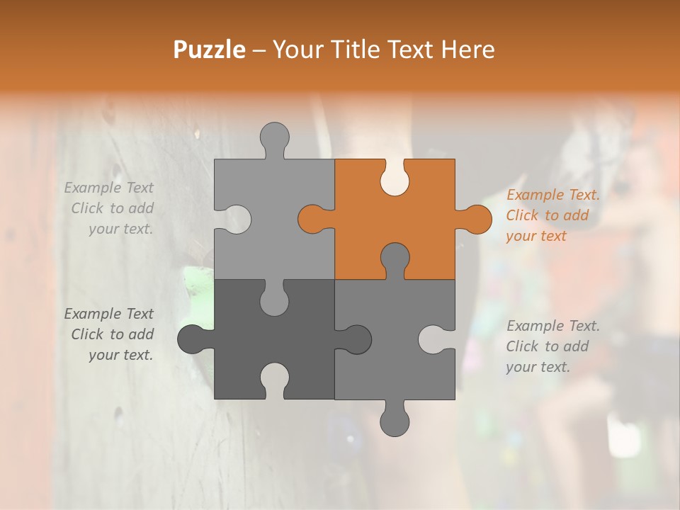 Cliff Climb Powder PowerPoint Template