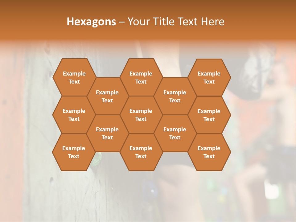 Cliff Climb Powder PowerPoint Template