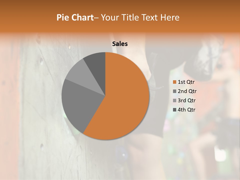 Cliff Climb Powder PowerPoint Template