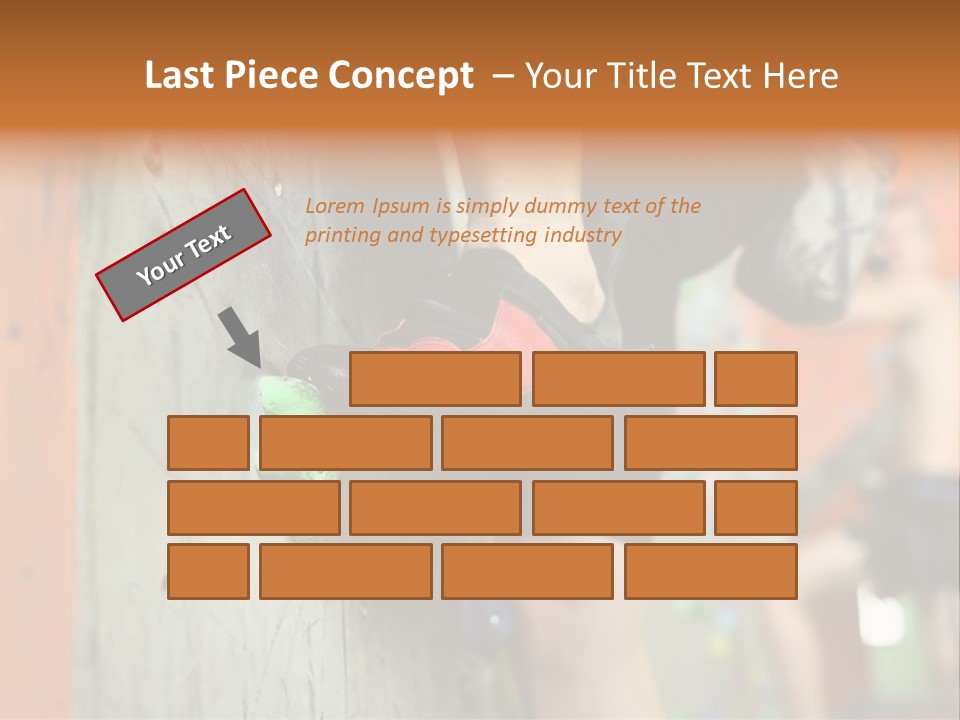 Cliff Climb Powder PowerPoint Template