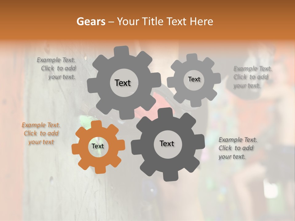 Cliff Climb Powder PowerPoint Template