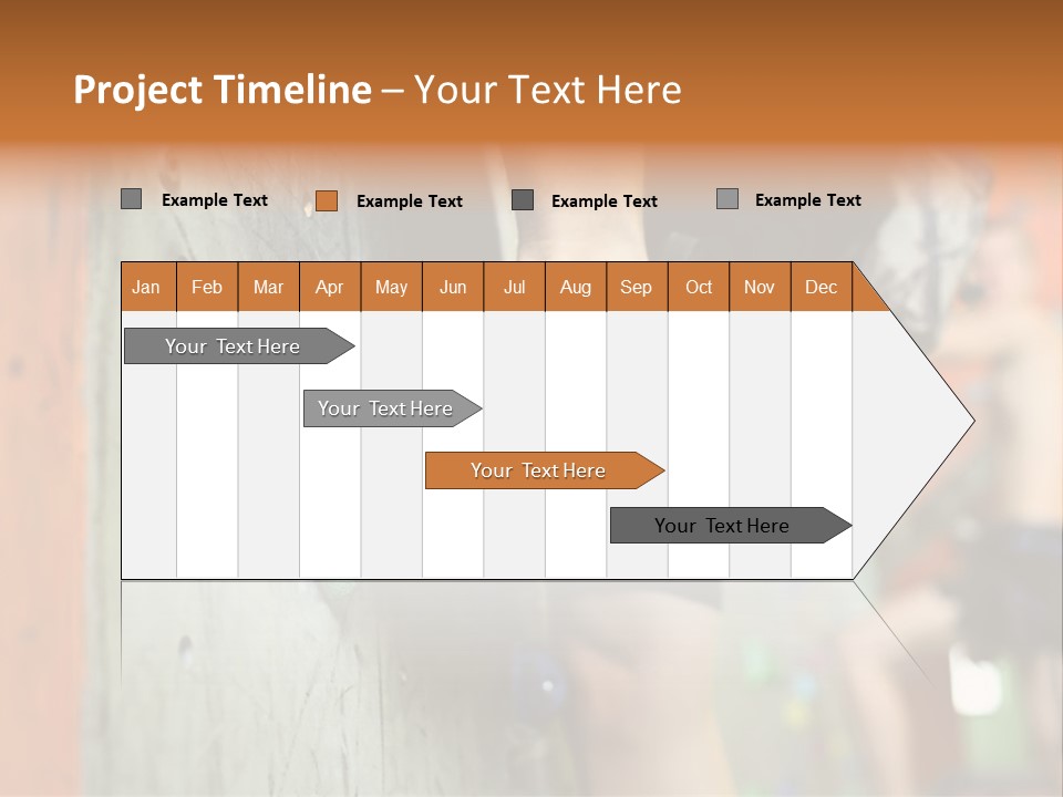 Cliff Climb Powder PowerPoint Template