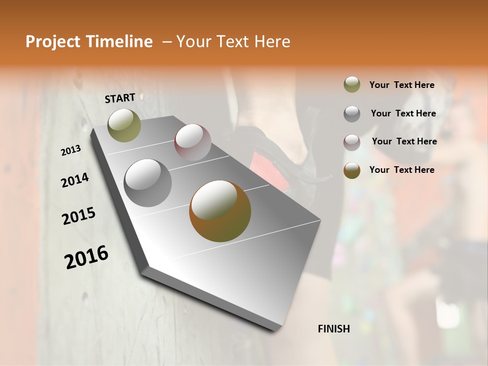 Cliff Climb Powder PowerPoint Template