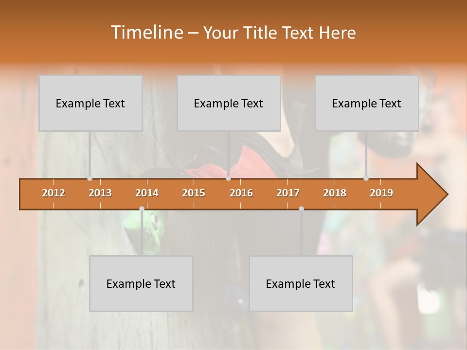 Cliff Climb Powder PowerPoint Template
