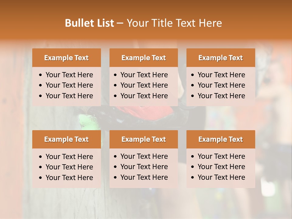 Cliff Climb Powder PowerPoint Template