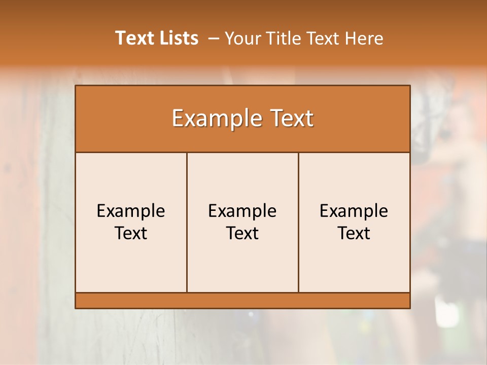 Cliff Climb Powder PowerPoint Template