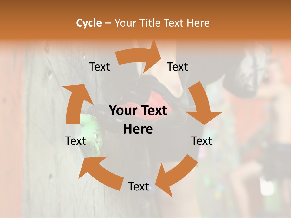 Cliff Climb Powder PowerPoint Template