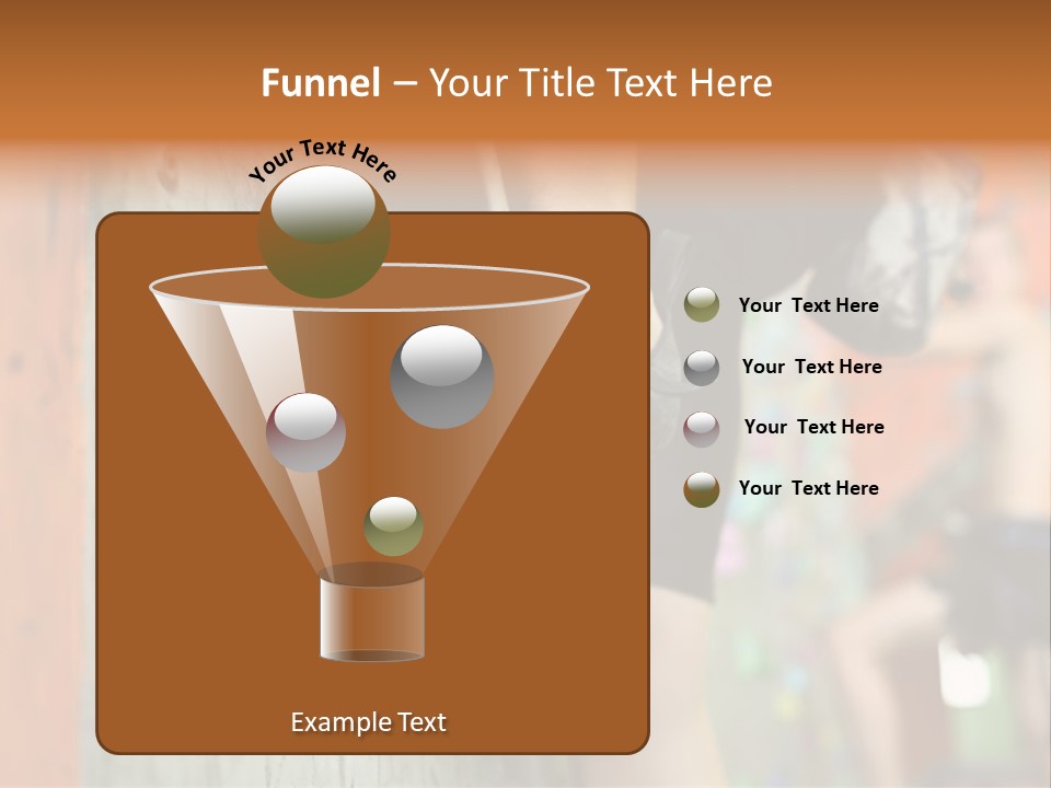 Cliff Climb Powder PowerPoint Template