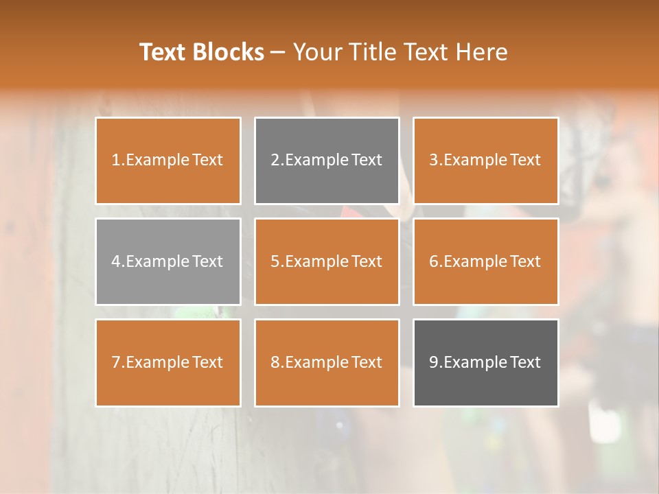 Cliff Climb Powder PowerPoint Template