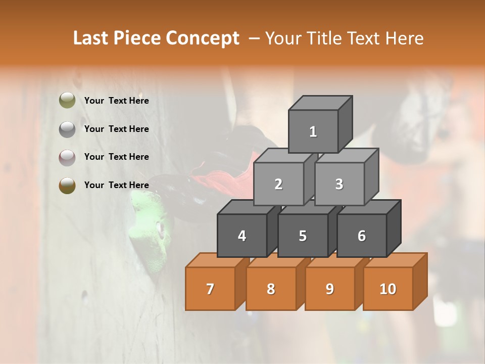 Cliff Climb Powder PowerPoint Template