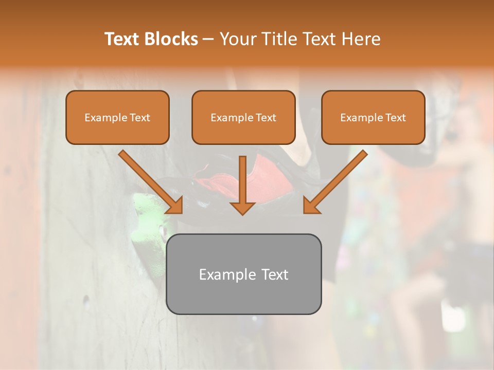 Cliff Climb Powder PowerPoint Template