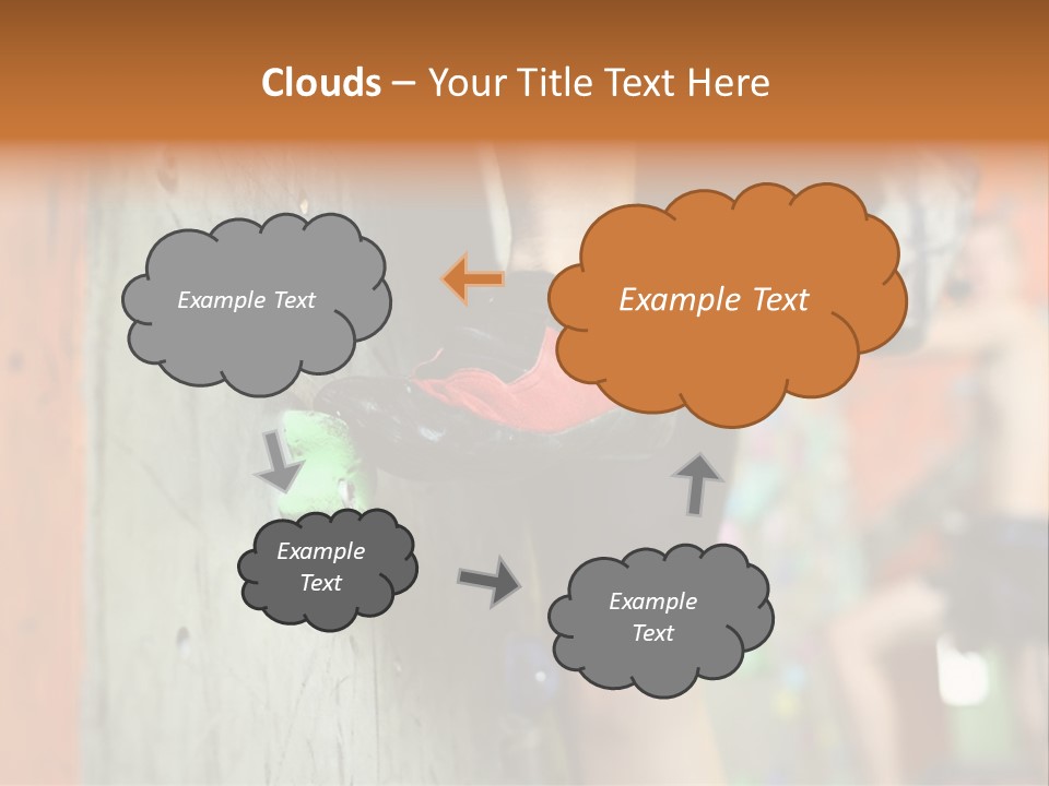 Cliff Climb Powder PowerPoint Template