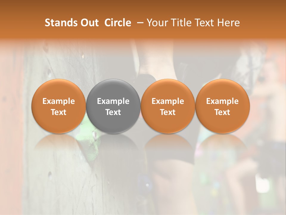 Cliff Climb Powder PowerPoint Template