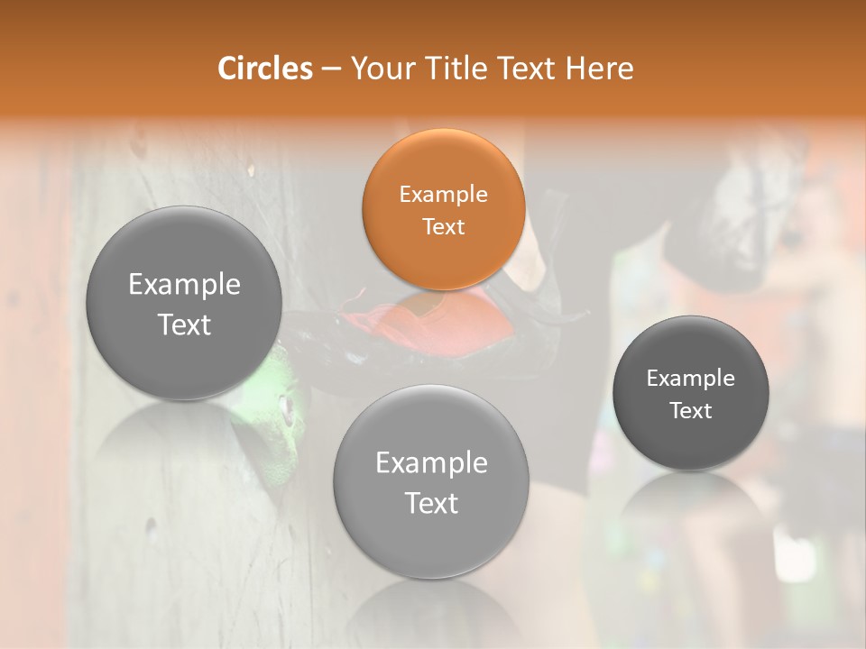 Cliff Climb Powder PowerPoint Template