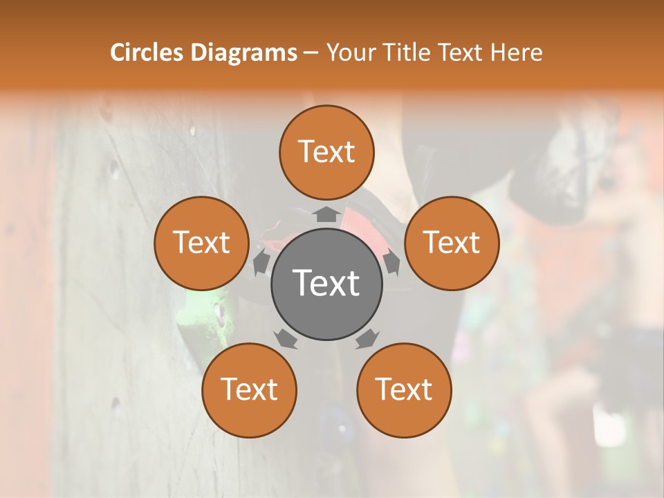 Cliff Climb Powder PowerPoint Template