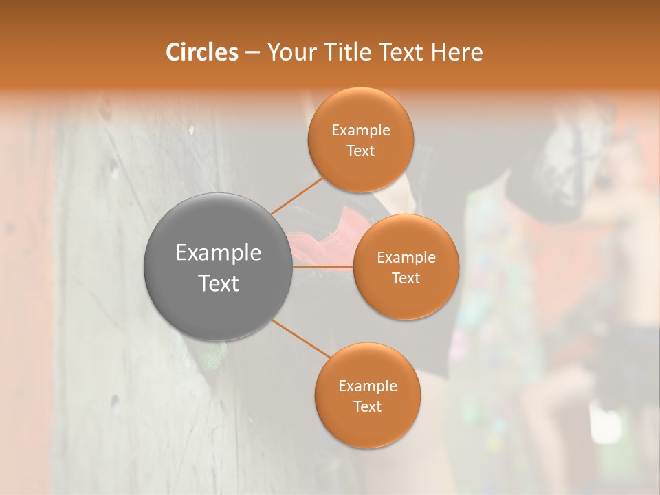 Cliff Climb Powder PowerPoint Template