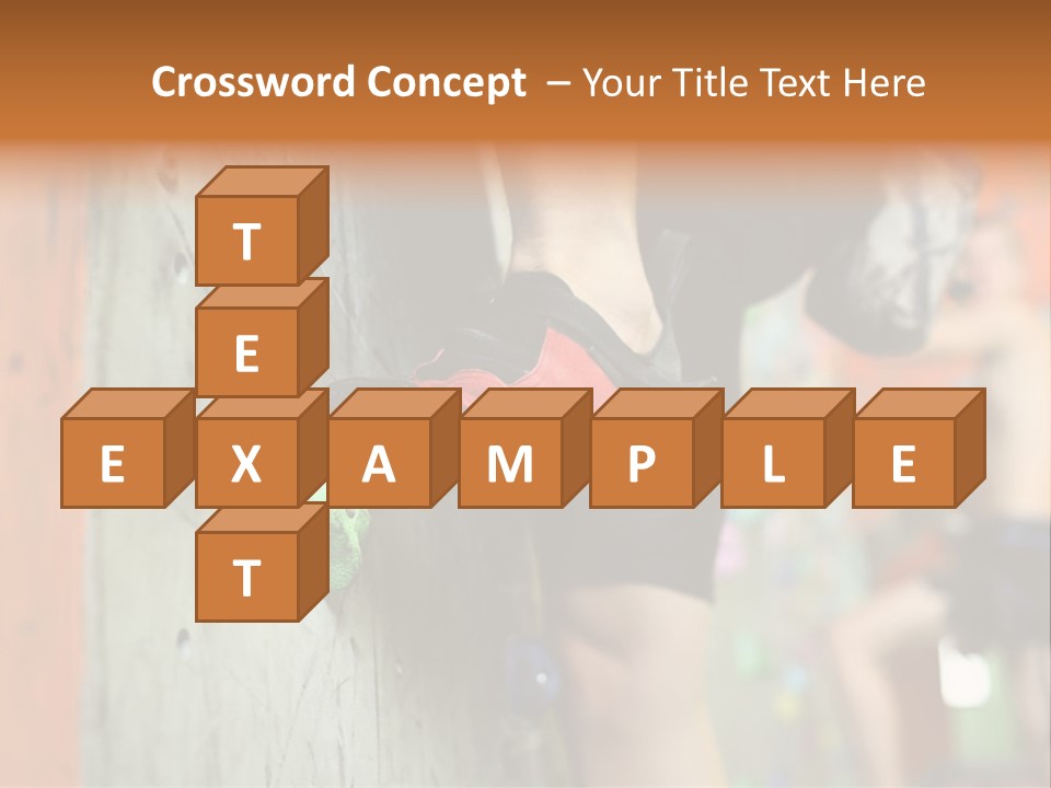 Cliff Climb Powder PowerPoint Template