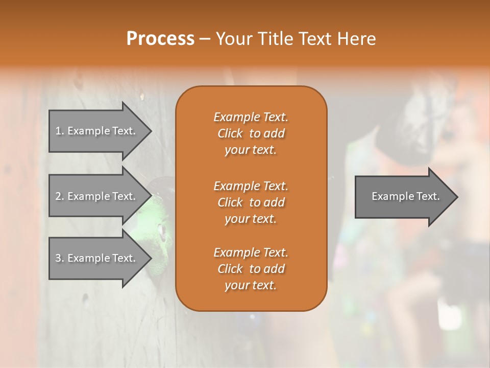 Cliff Climb Powder PowerPoint Template