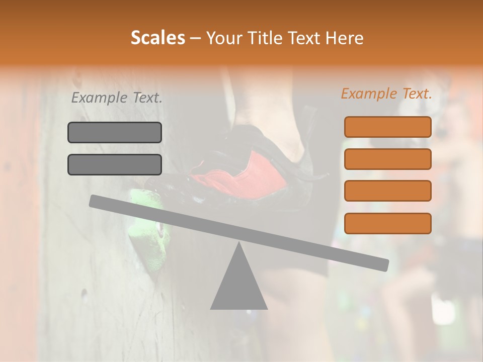 Cliff Climb Powder PowerPoint Template