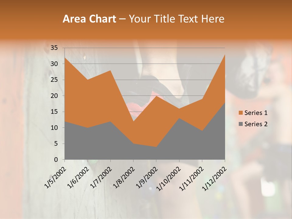 Cliff Climb Powder PowerPoint Template