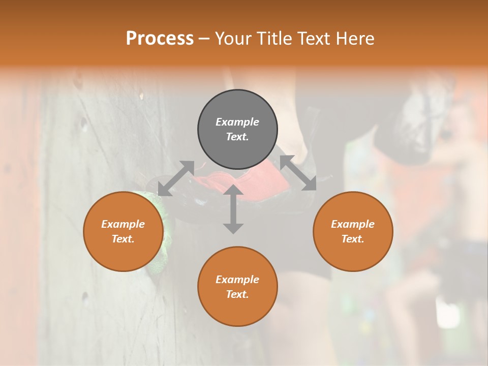 Cliff Climb Powder PowerPoint Template