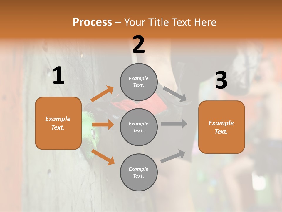 Cliff Climb Powder PowerPoint Template
