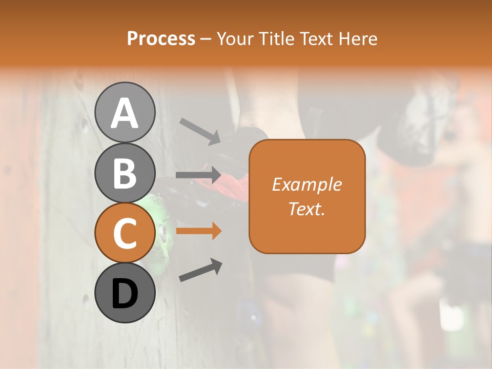 Cliff Climb Powder PowerPoint Template