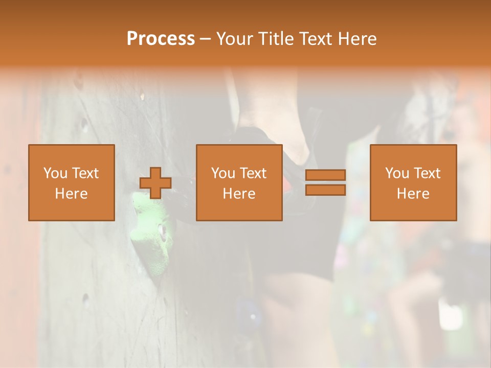 Cliff Climb Powder PowerPoint Template