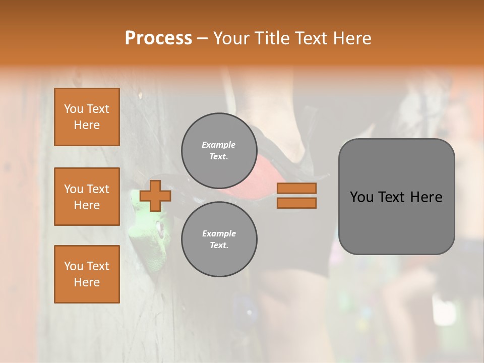 Cliff Climb Powder PowerPoint Template