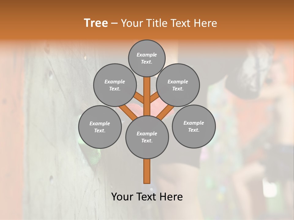 Cliff Climb Powder PowerPoint Template