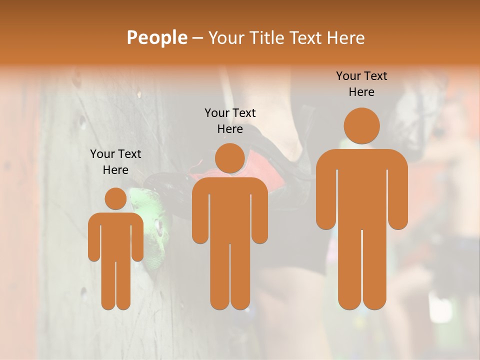 Cliff Climb Powder PowerPoint Template