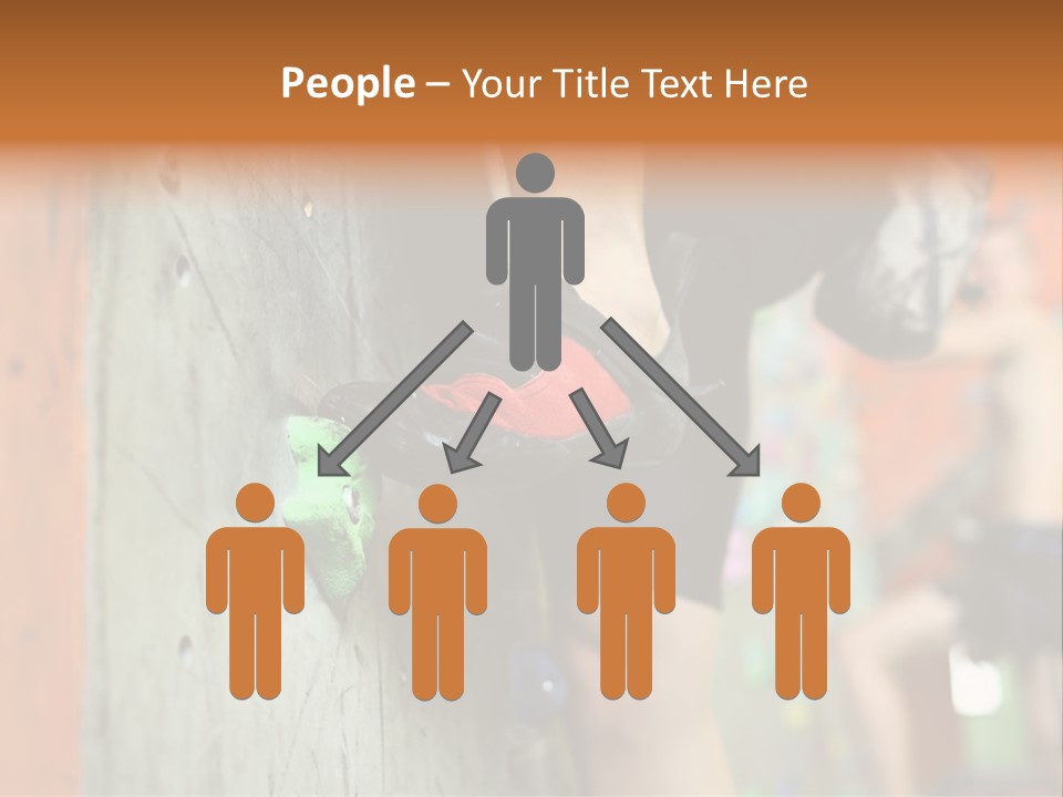 Cliff Climb Powder PowerPoint Template