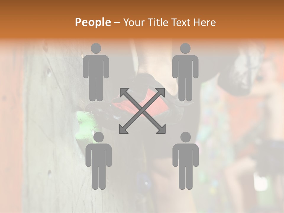 Cliff Climb Powder PowerPoint Template