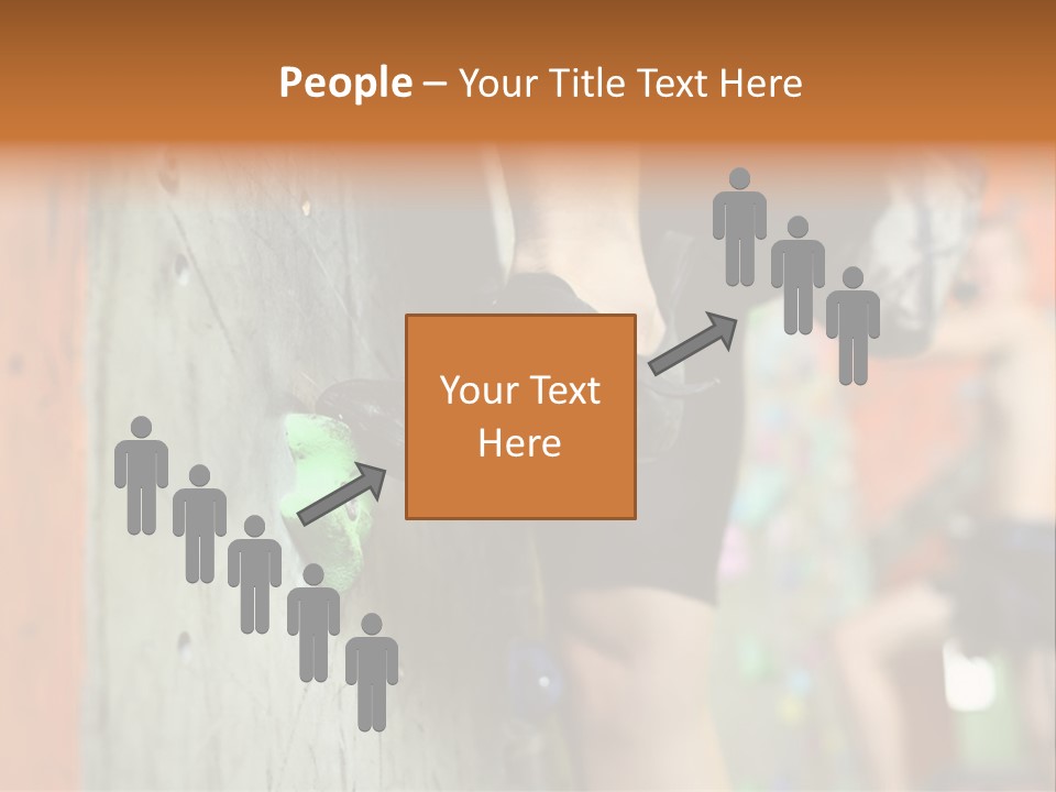 Cliff Climb Powder PowerPoint Template