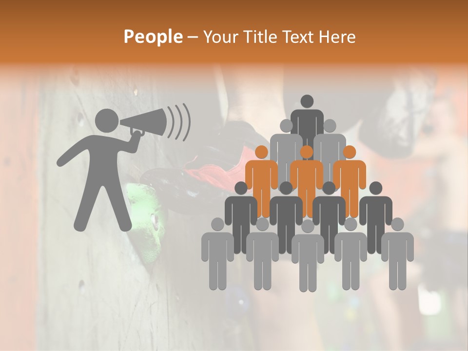 Cliff Climb Powder PowerPoint Template