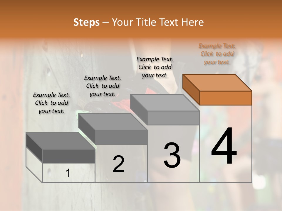 Cliff Climb Powder PowerPoint Template