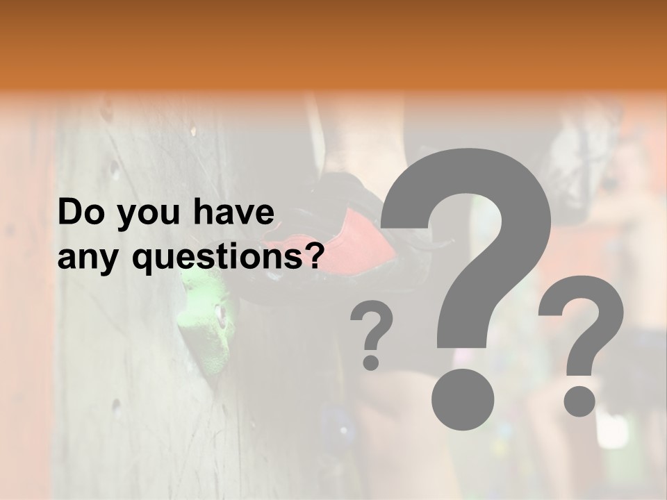 Cliff Climb Powder PowerPoint Template