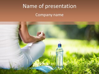 Nature Meditating Only PowerPoint Template