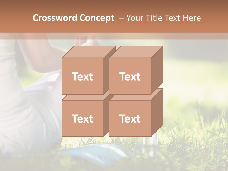 Nature Meditating Only PowerPoint Template