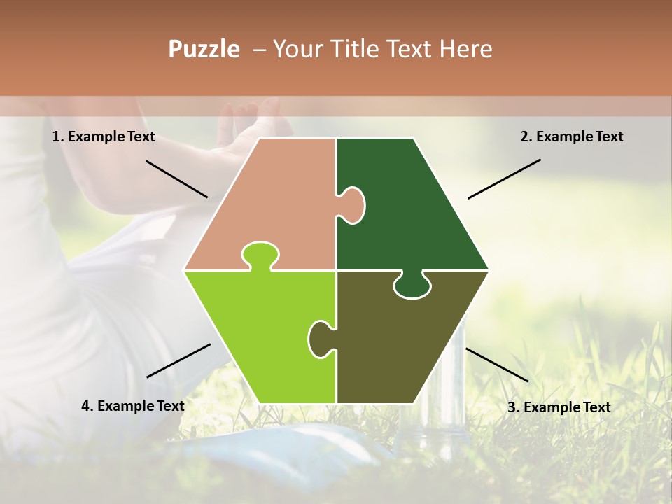 Nature Meditating Only PowerPoint Template