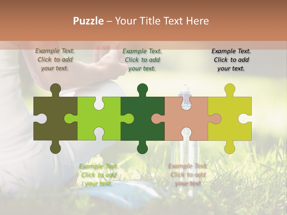 Nature Meditating Only PowerPoint Template