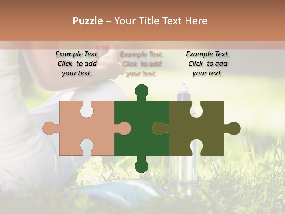 Nature Meditating Only PowerPoint Template