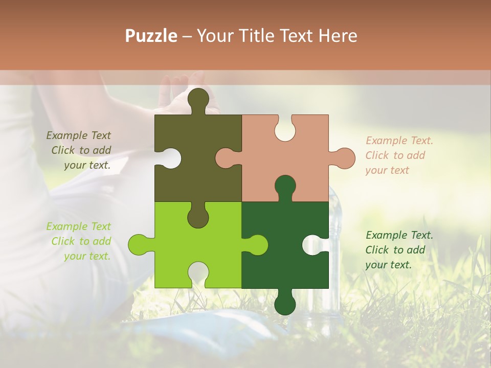 Nature Meditating Only PowerPoint Template