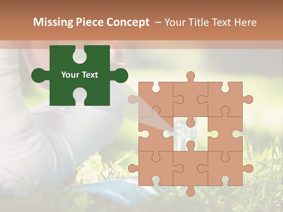 Nature Meditating Only PowerPoint Template